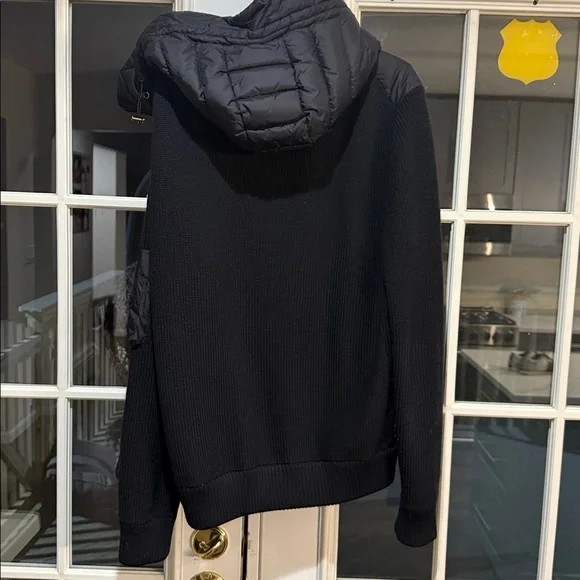 Moncler Black Hooded Puffer Jacket
